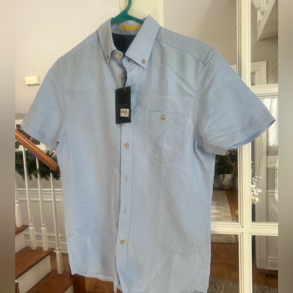Ted Baker button front dress shirt.